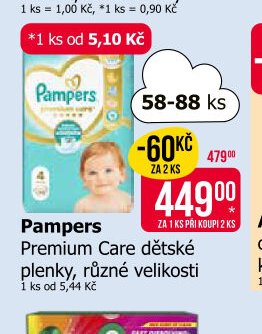 Pampers Premium Care dětské plenky