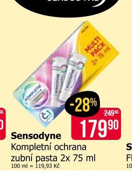 Sensodyne Kompletní ochrana zubní pasta 2x 75 ml