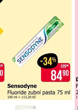 Sensodyne Fluoride zubní pasta 75 ml