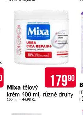 Mixa tělový krém 400 ml, různé druhy