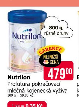 Nutrilon Profutura pokračovací mléčná kojenecká výživa