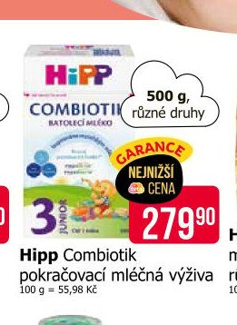 Hipp Combiotik pokračovací mléčná výživa