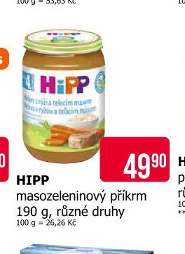 HIPP masozeleninový příkrm