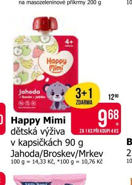 Happy Mimi dětská výživa v kapsičkách