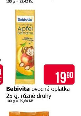 Bebivita ovocná oplatka