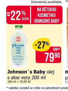 Johnson´s Baby olej