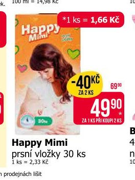 Happy Mimi prsní vložky