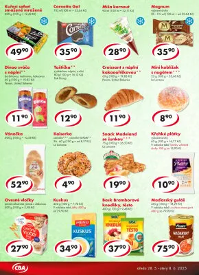 akční leták CBA 28.5.2025-8.6.2025