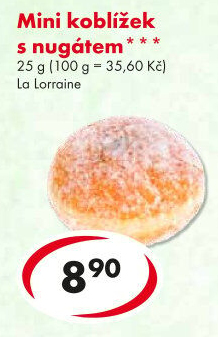 Kobliha s náplní La Lorraine