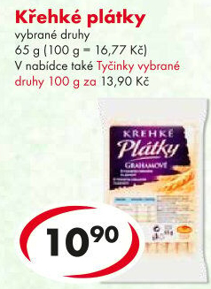 Plátky křehké Michelské pekárny