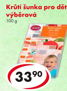 Šunka krůtí dětská výběrová LE&