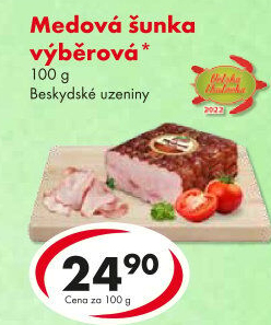 Šunka medová výběrová Beskydské uzeniny Chodura