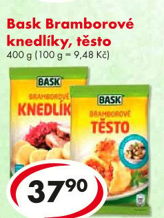 Těsto bramborové v prášku Bask