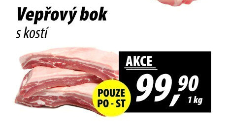 Vepřový bok s kostí