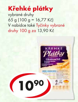 Plátky křehké Michelské pekárny