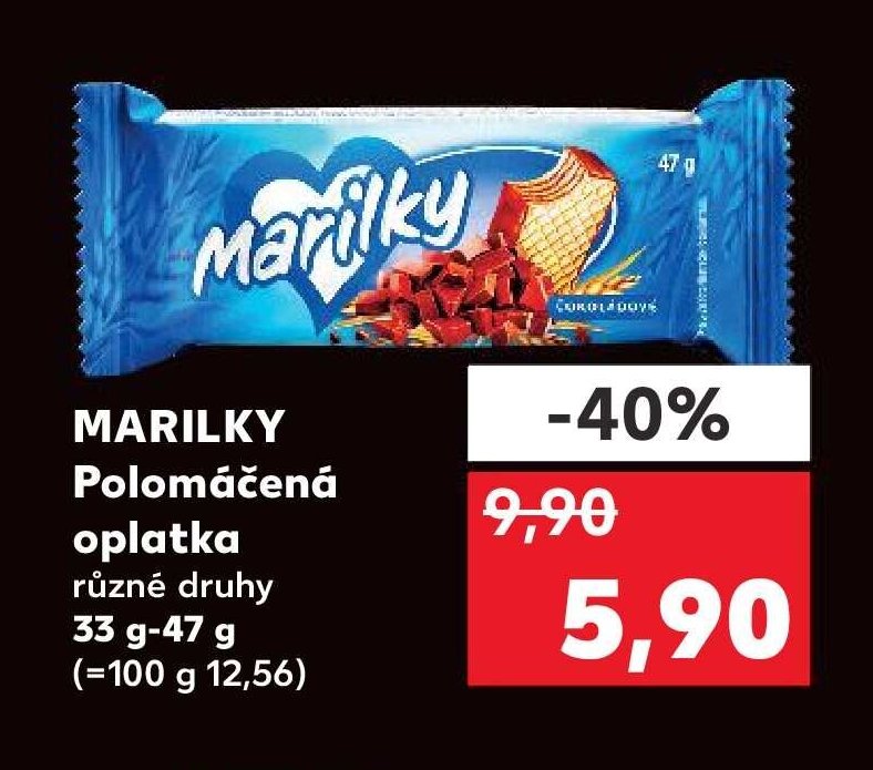 MARILKY Polomáčená oplatka