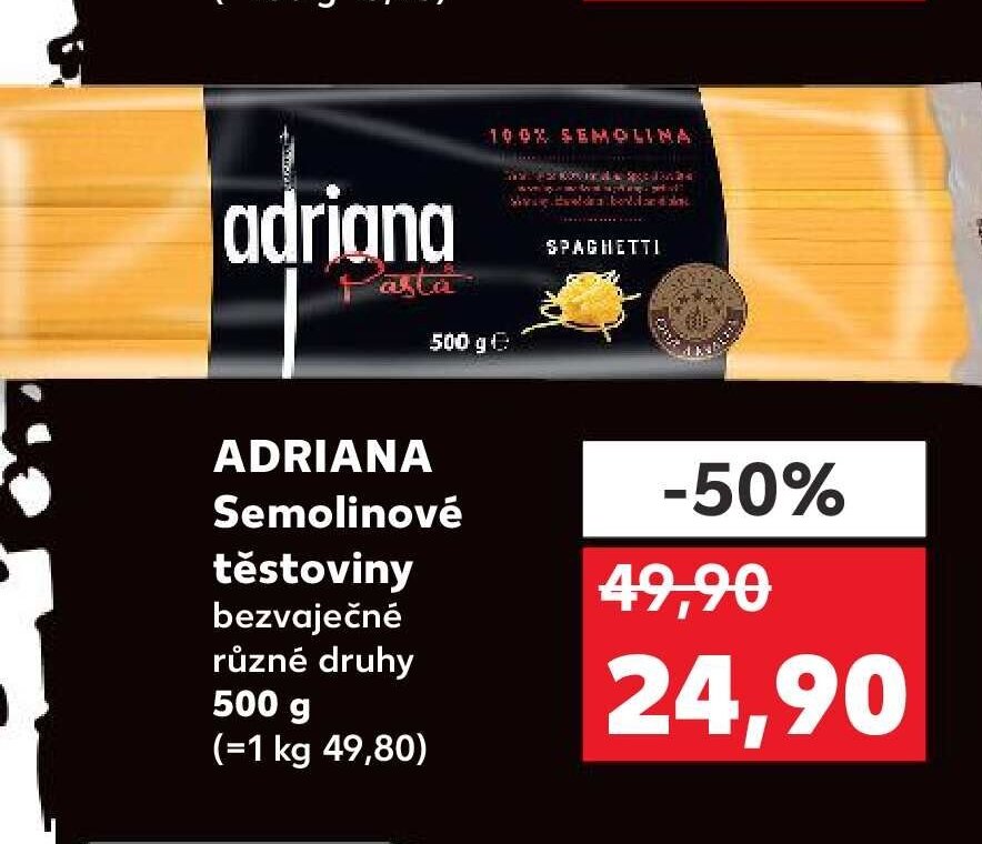 ADRIANA Semolinové těstoviny