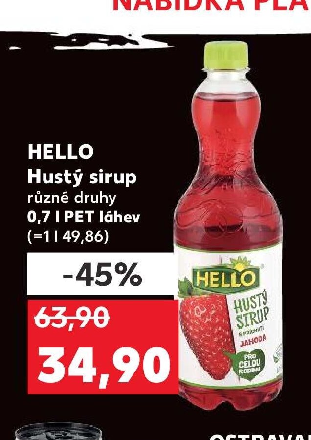 HELLO Hustý sirup