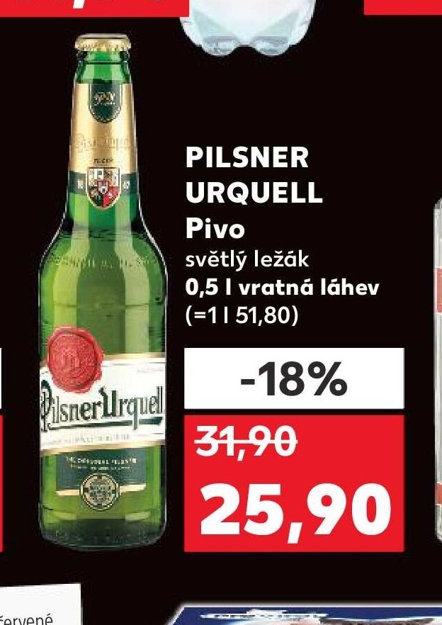 PILSNER URQUELL Pivo