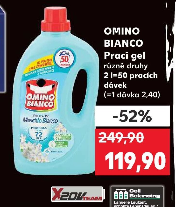 OMINO BIANCO Prací gel