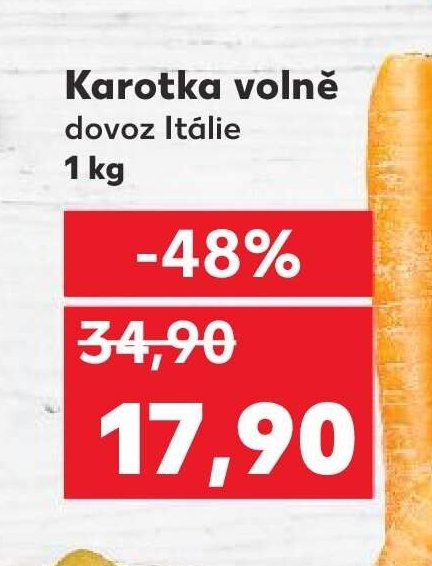 Karotka volně