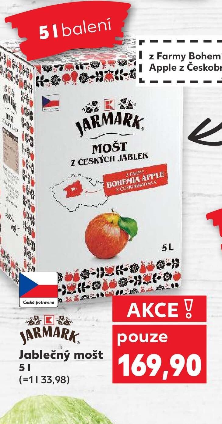 Jarmark Jablečný mošt 5 l