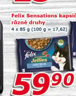 Kapsičky pro kočky Sensations Felix Purina