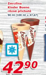 Nanuk kornout Kinder Bueno