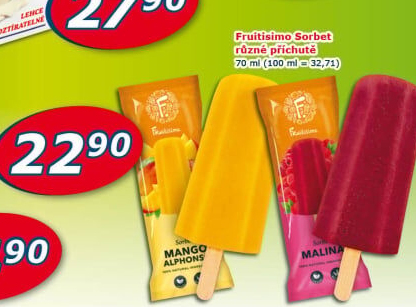 Nanuk sorbet Fruitisimo