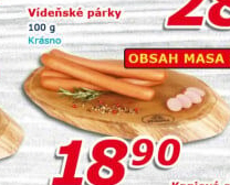 Párky vídeňské Krásno