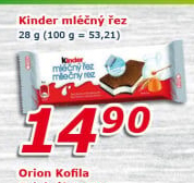 Řez mléčný Kinder