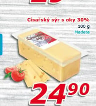 Sýr Císářský 30% Madeta