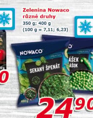 Zelenina mražená Nowaco