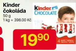 Čokoládky Kinder