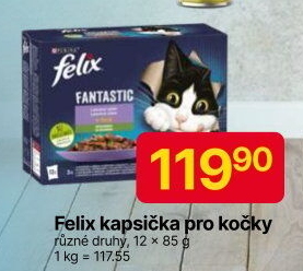 Kapsičky pro kočky Felix Purina