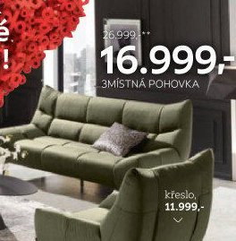 3místná pohovka