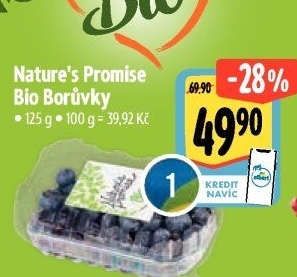 Borůvky bio Nature'