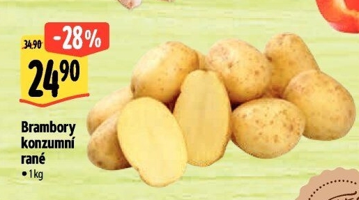 Brambory konzumní rané