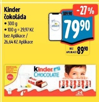 Čokoládky Kinder