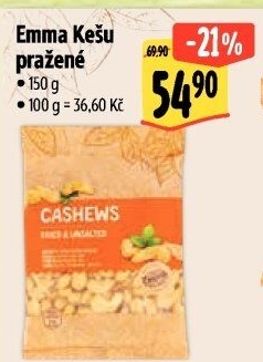 Kešu pražené Emma