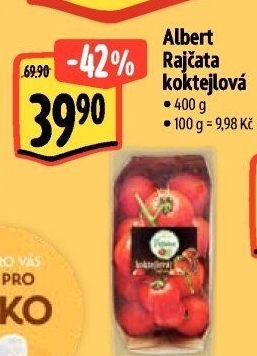 Rajčata koktejlová Albert