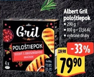 Sýr Pološtiepok Albert Gril