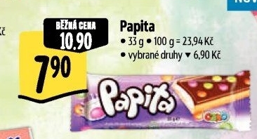 Tyčinka Papita Sölen