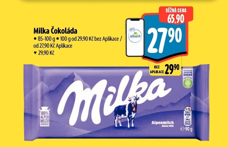 Čokoláda Milka