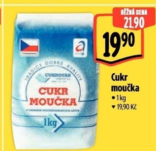 Cukr moučka Cukrovar Vrbátky