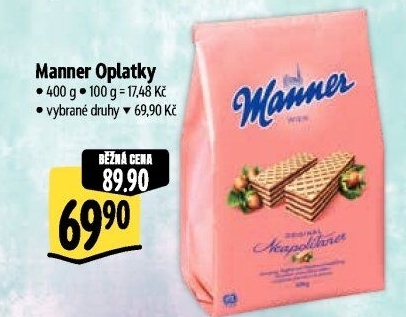 Oplatky Manner