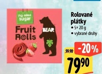 Ovocné pásky Bear Yoyo