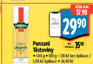 Těstoviny Panzani