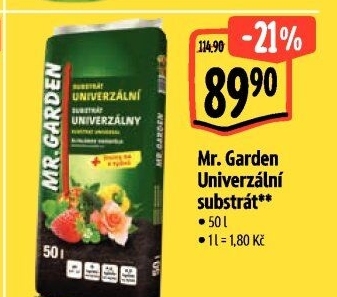 Univerzální substrát Mr. Garden Agro