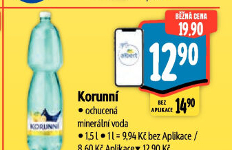 Voda ochucená Korunní